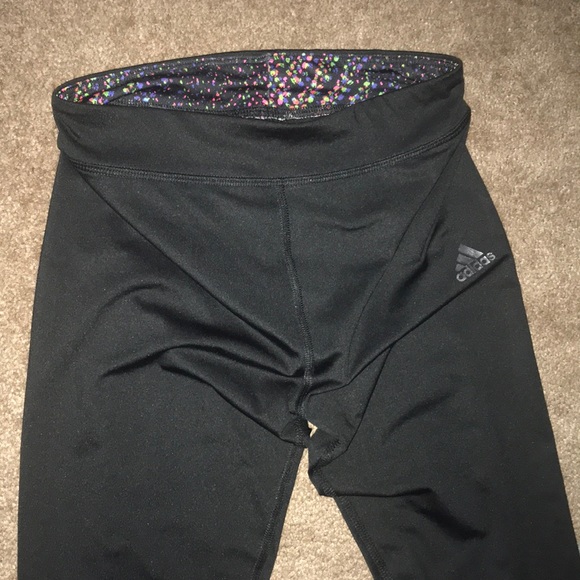 Colorful Printed Adidas Leggings - Picture 2 of 2